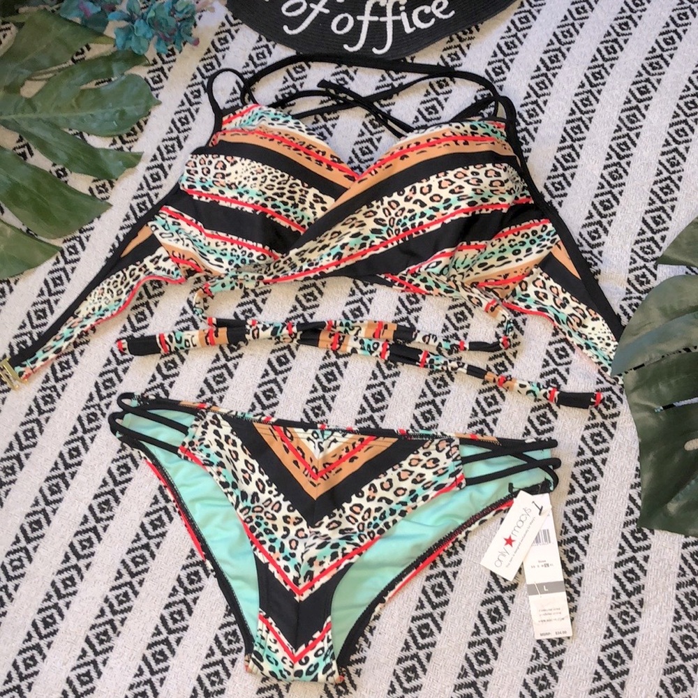 NWT Sundazed Animal Print Bikini
